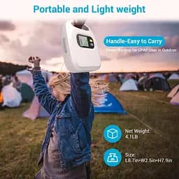 MAXOAK K5 акумулятор для CPAP 297Wh (82500 mAh) DC 12V/15V/24V + USB 5V Power Bank - мініатюра 4