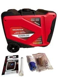 Інверторний бензиновий генератор-валіза з колесами Honda EU65i-SЕ 6.0/6.5 кВт + електростартер