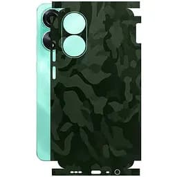 Захисна плівка StatusSKIN для Oppo A78 4G Корпус Вініл Камуфляж зелений