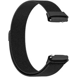 Ремінець DK для Xiaomi Redmi Watch 3 Active / 3 Lite Metal Milanese Loop Magnetic (black) - мініатюра 2
