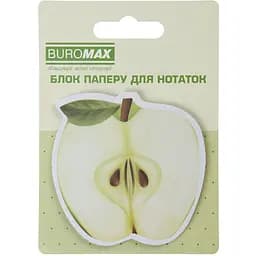 Блок паперу для нотаток Buromax Fruits з клейким шаром 70х70 мм 30 аркушів в асортименті (BM.2381-75) - мініатюра 2