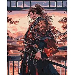 Картина по номерам Brushme Самурай BS53833, 40х50 см