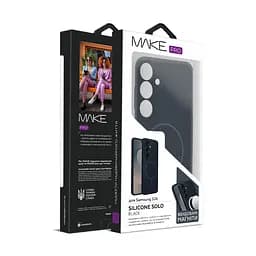 Чохол Make Samsung S26 Plus Silicone Solo Black - мініатюра 2
