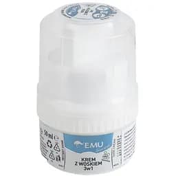 Крем для взуття з воском EMU 3 в 1 білий 50 мл​