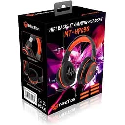 Ігрові навушники MeeTion Gaming Backlit HiFi MT-HP030 usb підключення з мікрофоном - мініатюра 2
