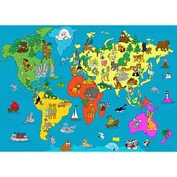 Величезна розмальовка "Я пізнаю світ" 130003, 58х81 см