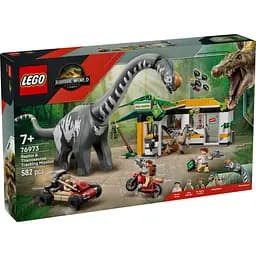 Конструктор LEGO Jurassic World Миссия по отслеживанию раптора и титанозавра 582 детали (76973)
