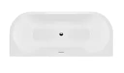 Ванна акрилова пристінна Rea Capri 150x75 white REA-W9800, Білий - мініатюра 3