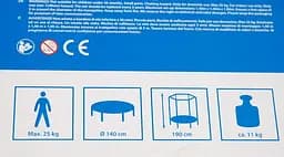 Батут Hudora Safety 140 см (65611) - мініатюра 2
