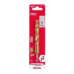 Свердло по металу RedHEX SHOCKWAVE HSS-G TiN MILWAUKEE, діаметр 12,0х127х82мм