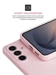 Силиконовый чехол с MagSafe для Samsung Galaxy S26 5G, ICON2 MagCase, розовый, противоударный, панель с мягкой подкладкой, защита всего корпуса, поддержка беспроводной зарядки, совместим с защитными стеклами и пленками, ArmorStandart (ARM88796) - мініатюра 5