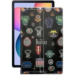 Чохол StatusCASE з екошкіри для планшету Samsung Galaxy Tab S6 lite Бітлз