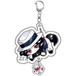 Брелок акриловий Клинок розсікаючий демонів Мудзан Demon Slayer Muzan 5 см