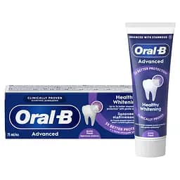 Уцінка. Зубна паста Oral-B Advanced Здорове відбілювання Арктична свіжість 75 мл  - мініатюра 2