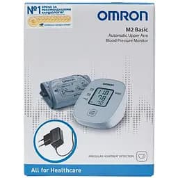 Тонометр Omron M2 Basic (HEM-7121j-e) автоматичний на плече з адаптером