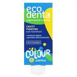 Дитяча зубна паста Ecodenta Mini Кольоровий сюрприз боротьба з карієсом 10 мл