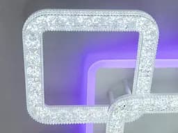 Люстра стельова LED Diasha 2205/4+1WH, 80W, 3200K-6500K, білий акрил, сучасний стиль для дому - мініатюра 5