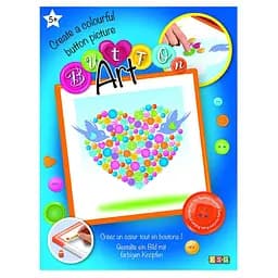 Набор для творчества Sequin Art Button Сердце (SA1527)