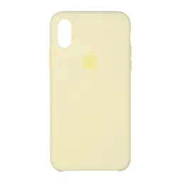 Silicone Case Original for Apple iPhone XS Max (OEM) - Mellow Yellow