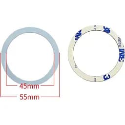 Стальная пластина DK для MagSafe Ring на скотче (Кольцо О / white) - мініатюра 2