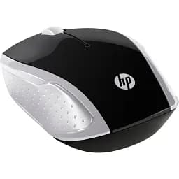 Комп'ютерна мишка бездротова HP 200 Pike Silver Wireless Mouse 3 кн. 1000 dpi чорно-срібляста (2HU84AA)