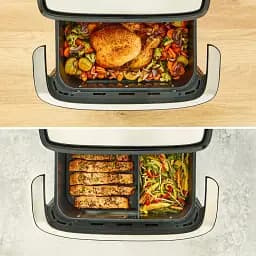 Аерогриль Tefal Dual Easy Fry Flex 2700 Вт чорний (EY9228E0) - мініатюра 6