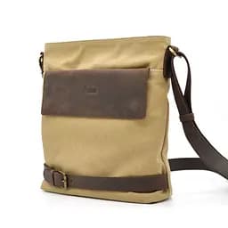 Чоловіча шкіряна сумка через плече TARWA 27х31х8 см sum0025860