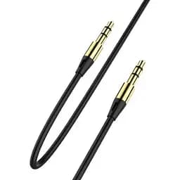 Аудио-кабель SkyDolphin SR07 3.5 мм - 3.5 мм (M/M), 1 м, Black (SDAUX-000052)