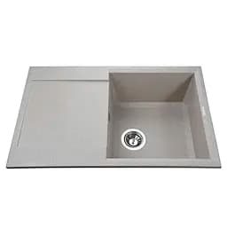 Кухонна мийка гранітна Globus Lux Komo мигдаль 790x500мм-А0008, Терра