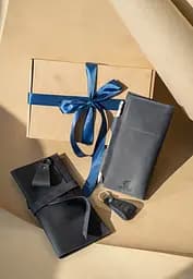 Набор кожаных аксессуаров путешественника Рим для пары