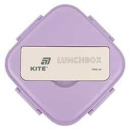 Ланчбокс Kite з розділювачем фіолетово-бежевий 1100 мл (K26-186-3) - мініатюра 4