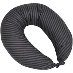 Подушка для вагітних та годування MirSon №5017 Color Line Stripe Black 30х170 см чорна (2200010969771)