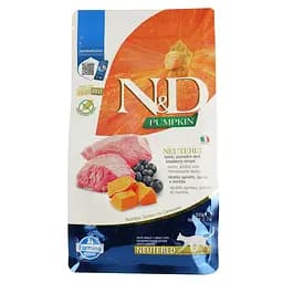 Сухой корм для стерилизованных кошек Farmina N&D Quinoa с тыквой, ягненком и черникой 300 г