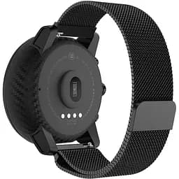 Ремінець BeWatch для Samsung Galaxy Watch 3 45мм міланська петля 22мм сталевий Браслет Чорний (1020201)