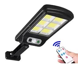 Вуличний ліхтар настіний із пультом Solar Light 6COB на сонячних батареях з датчиком руху - мініатюра 7