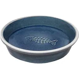 Миска керамическая Lucky Pet для собак и кошек 180 мл голубовато-серая (197701)