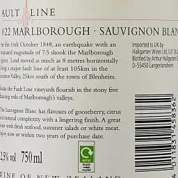 Упаковка вина Fault Line Marlborough Sauvignon Blanc біле сухе 4.5 л (0.75 л х 6 шт.) - мініатюра 4