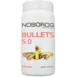 Передтренувальний комплекс Nosorog Bullets 5.0 60 капсул 