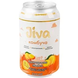 Напій Jiva Комбуча Пристрасний манго з манго та маракуєю 0.33 л