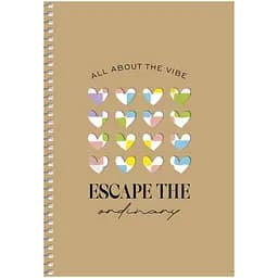 Тетрадь Student А5 в клетку крафт-картон кремовая 96 листов (A5-SC-096-6137K)