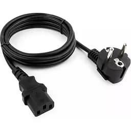 Шнур сетевой компьютерный TCOM 3x0.75 мм 1.8 м черный