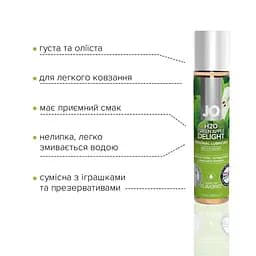 Лубрикант на водній основі System JO H2O, 30 мл, Зелене яблуко - мініатюра 3