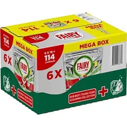 Набор капсул для посудомоечных машин Fairy Platinum Plus Все-в-1 114 шт.