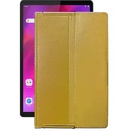 Чехол StatusCASE из экокожи для планшета Lenovo Tab K10 Золотой
