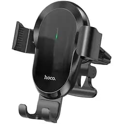 Холдер Hoco CA105 Guide three axis linkage wireless charging car holder Черный