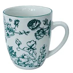 Чашка Limited Edition Blossom Green 350 мл белая (YF7002-8)