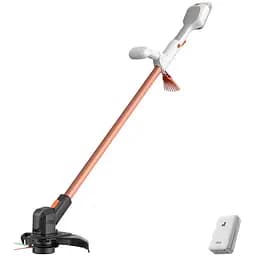 Аккумуляторная газонокосилка триммер Litheli питания от павербанка (УМБ Litheli Power Bank 20000 mAh 45 W 2А в комплекте)