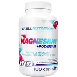 Калій та магній з вітаміном В6 Allnutrition TRI Magnesium Potasium 100 капсул