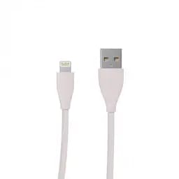 Кабель USB AM - Lightning, 1 м, рожевий, Maxxter, 2.4A (UB-L-USB-01GP)
