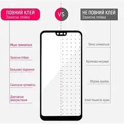 Захисне скло ColorWay 9H FC Glue Oppo A78 Black - мініатюра 3